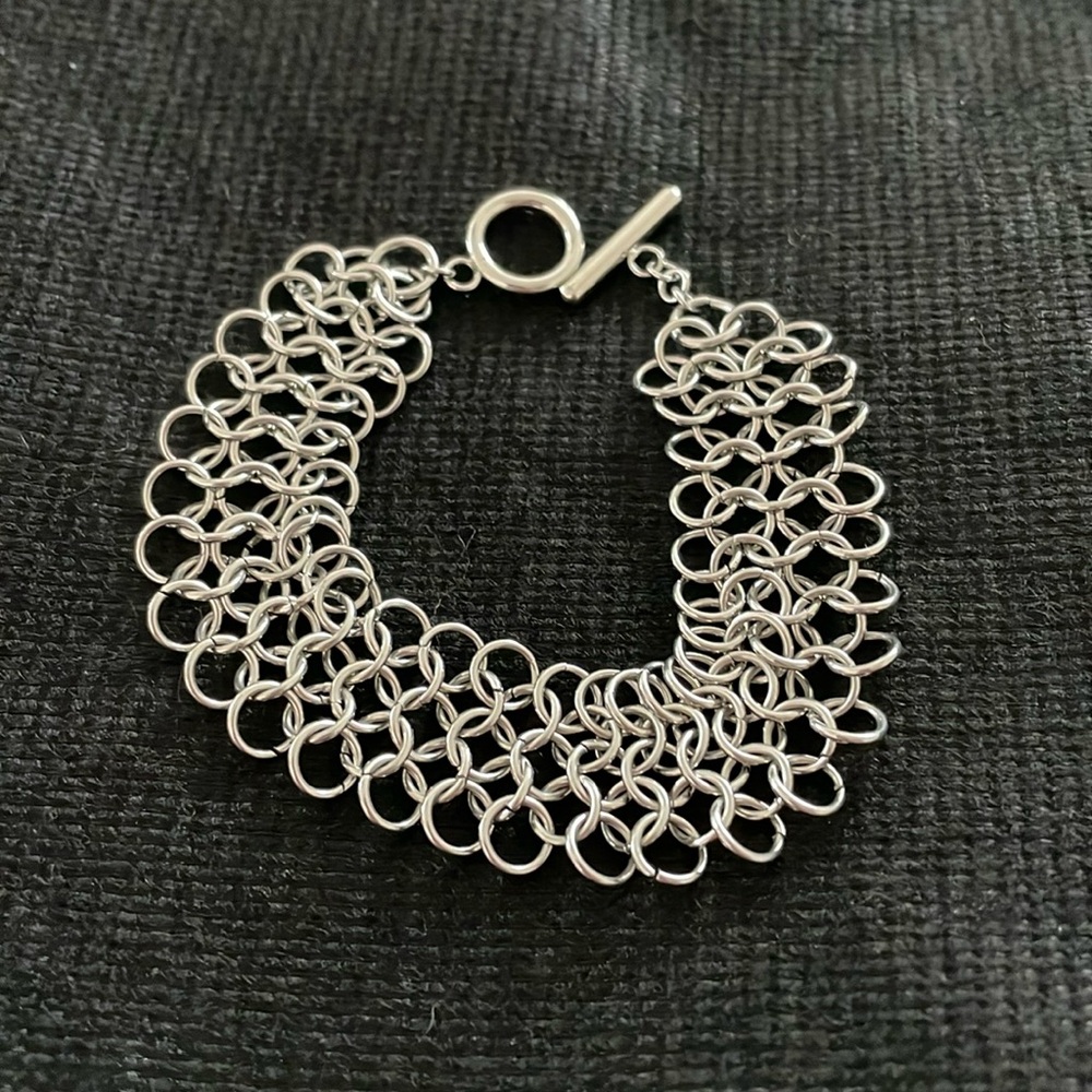 Stainless Steel Toggle Bracelet